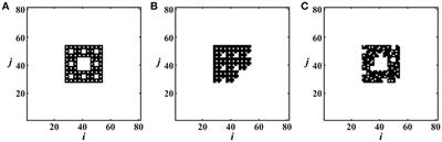 Chimera States With 2D Deterministic and Random Fractal Connectivity